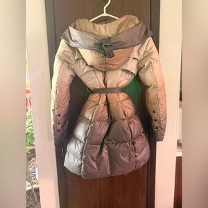 Chic Brown Double-Breasted Women's Down Jacket . Super warm!
